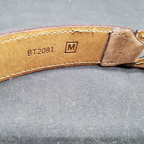 Fossil Multi-Colored Link Genuine Leather Belt Size Medium - Picture 4 of 8